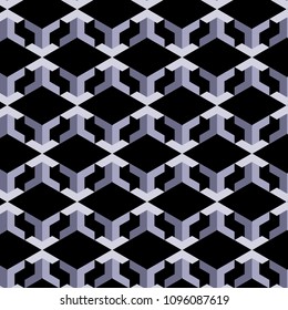 Vector illustration for design, printing. and background texture with image of concentric geometric shapes