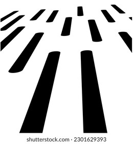 Diseño de ilustración de vectores con líneas aleatorias angladas desde abajo 