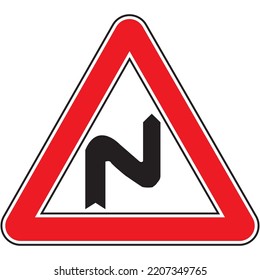 diseño de ilustración de vector carretera señalización de carretera