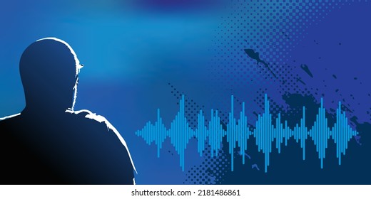 diseño de ilustración vectorial viendo la luz en la canción. para afiches, volantes, pancartas, portadas de libros y otros