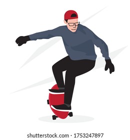 Vector illustration design of sketboard sports concepts