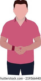 vector illustration design of someone praying