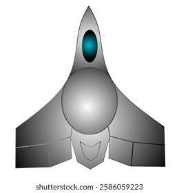 
Vector illustration design of a stealth fighter jet, with super advanced technology.