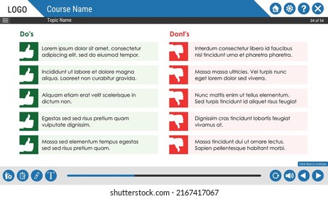 Vector Illustration for Design Template with UI EPS10