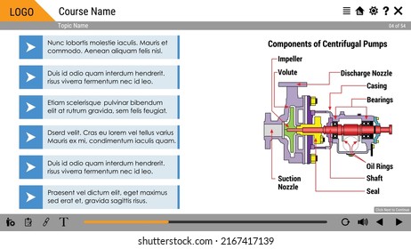 Vector Illustration for Design Template with UI EPS10