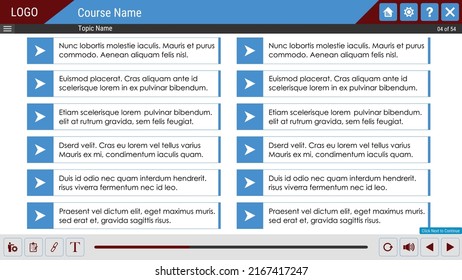 Vector Illustration for Design Template with UI EPS10