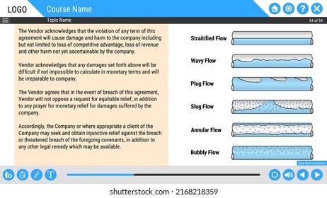 Vector Illustration for Design Template with UI
