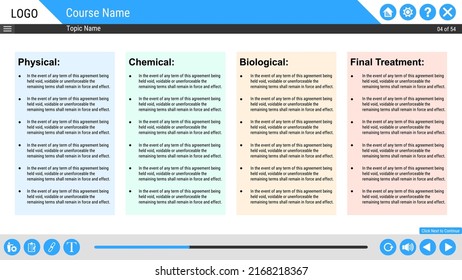 Vector Illustration for Design Template with UI