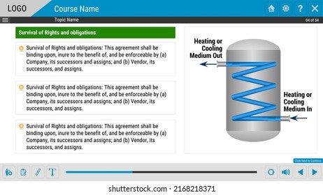 Vector Illustration for Design Template with UI