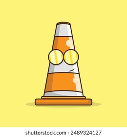 "Vector illustration design of traffic equipment and road signs"
