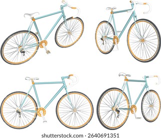 vector illustration design of transportation vehicle racing bike for championship race