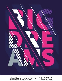 ilustración vectorial, diseño gráficos frescos de camiseta, grandes grises