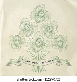 Vector illustration with the desire of wealth