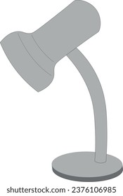 Vector illustration of desk lamp