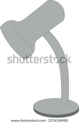 Vector illustration of desk lamp