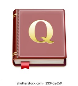 Vector illustration of detailed book icon isolated on white background