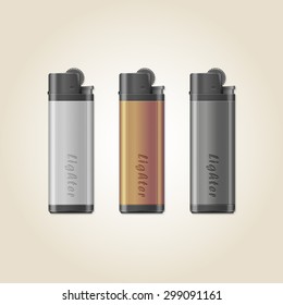 Vector illustration of Detailed Lighter