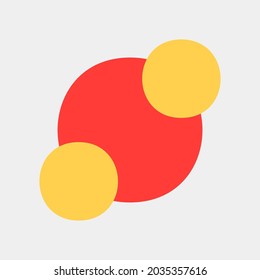 Vector illustration of diagram icon in flat style for any projects, use for website mobile app presentation