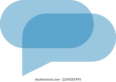 Vector illustration of dialog bubbles. Conversation. Brainstorming.