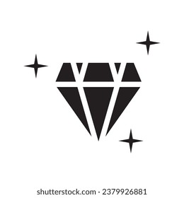 Vector Illustration of Diamond Icon