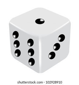 Vector illustration of dice