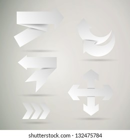 Vector Illustration of Different Arrows