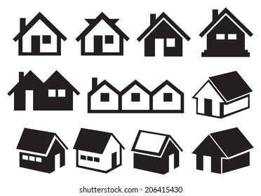 6,612 Terraced house icon Images, Stock Photos & Vectors | Shutterstock