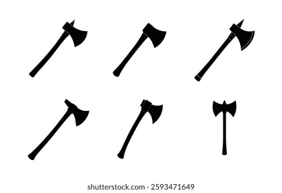 Vector Illustration of Different Types of Axes	
