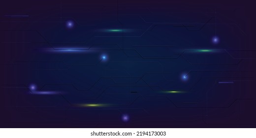 Vector illustration of digital perspective empty space layout for digital product and game advertisement artwork.Digital technology concepts.