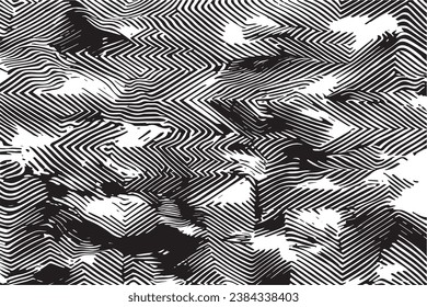 vector illustration of digital texture
