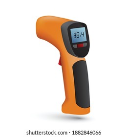 Vector illustration of digital thermometer isolated on white backgrounds