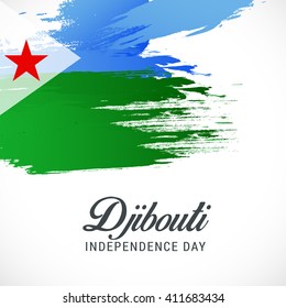 Vector illustration of Dijbouti independence day.