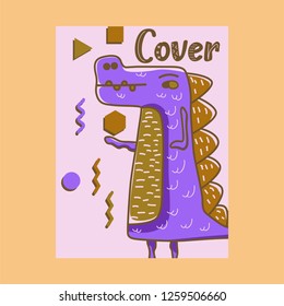 Vector illustration of dinosaur