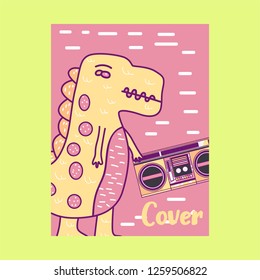 Vector illustration of dinosaur