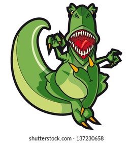 Vector illustration of dinosaur
