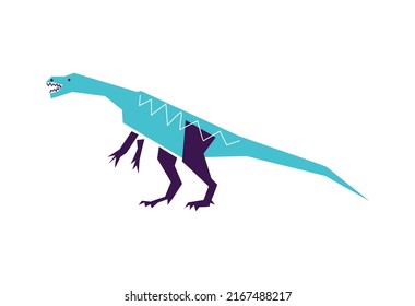  vector illustration with a dinosaur 