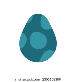 Vector Illustration of a Dinosaur Egg. Cartoon egg sign.