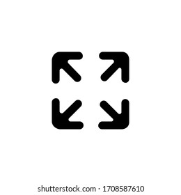 Vector Illustration. Direction Move Icon. Up, Down, Left, Right, North, South, East, West. Drag And Drop. Arrow Pointing In All Directions