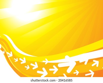 vector illustration direction of movement, design