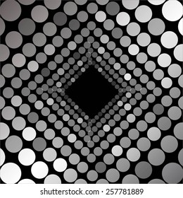 Vector illustration of Disco. Nightclub. Abstract. Silver background.