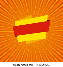 vector illustration Discount banner shape sunburst sunbeam background template banner business social media advertising. Abstract sunburst design. Vintage colorful rising sun or sun ray,sun burst