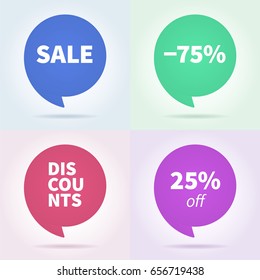 Vector Illustration. Discount Offer — Online Or Offline Sales. Marketing Offer — Advertising Sticker Or Icon. Sale. ?75%. Discounts. 25% off.