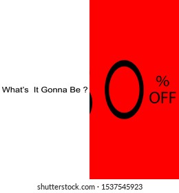 vector illustration of discounts for black friday