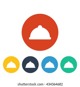 Vector illustration of dish icon