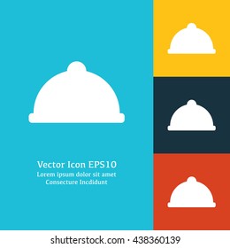 Vector illustration of dish icon