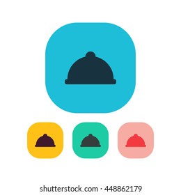 Vector illustration of dish icon