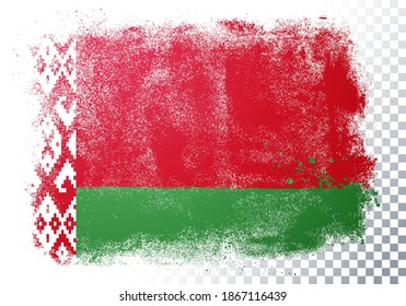 Vector Illustration Distressed Belarus Flag In Grunge Style