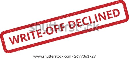 A vector illustration of a distressed rectangular stamp with 