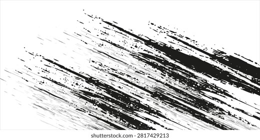 Vector Illustration - Distressed Wood grunge grainy overlay texture. Scratch Old Texture Wall Background.