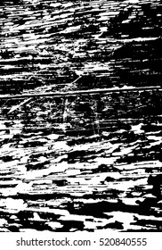 Vector Illustration - Distressed Wood grunge grainy overlay texture. Scratch Old Texture Wall Background.